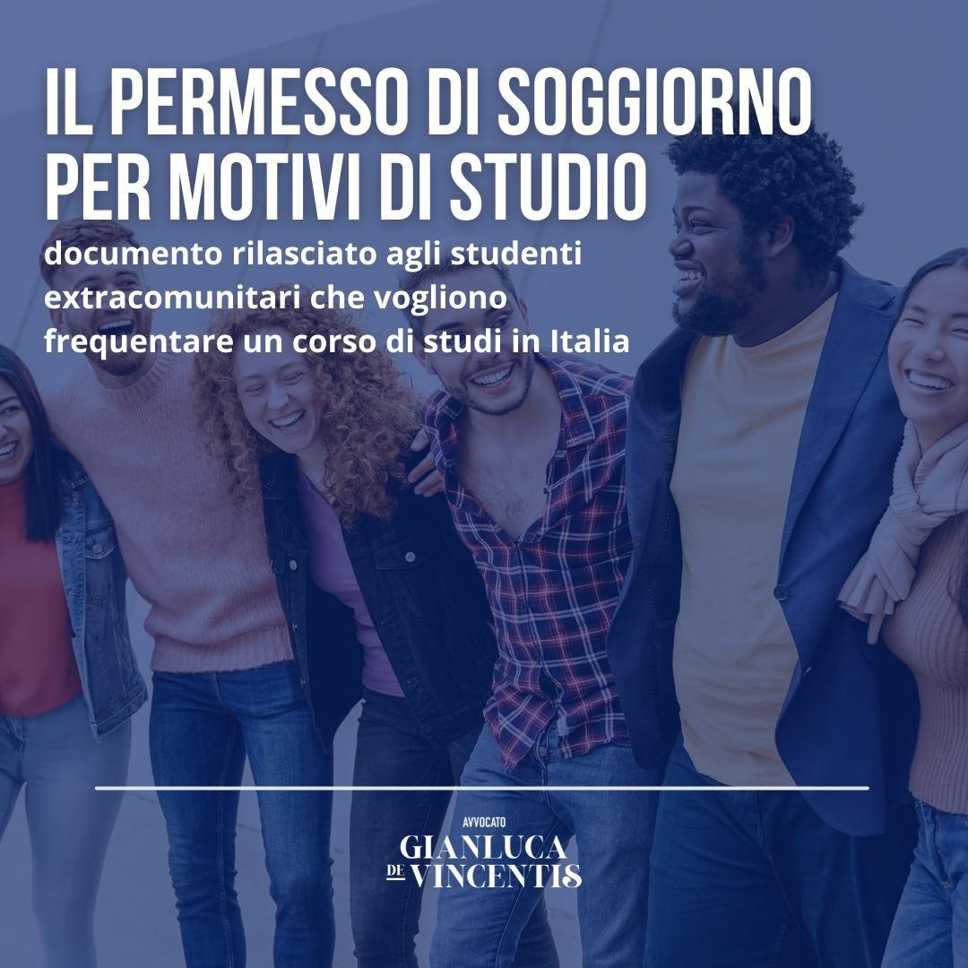 Permesso di soggiorno per motivi di studio